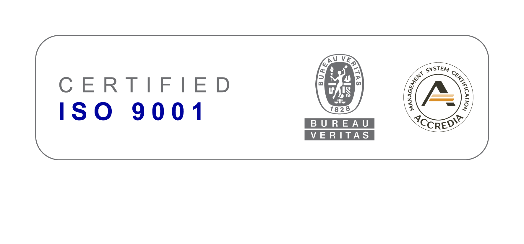 Certified ISO 9001